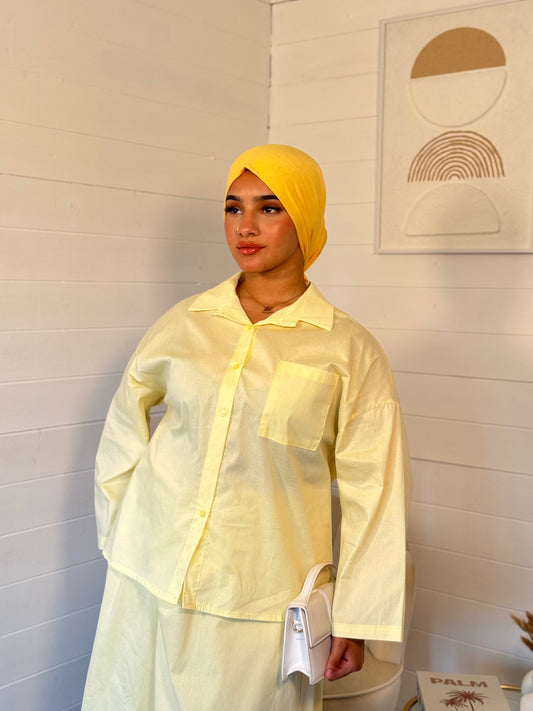 Ensemble JASMINE JAUNE (taille standard)