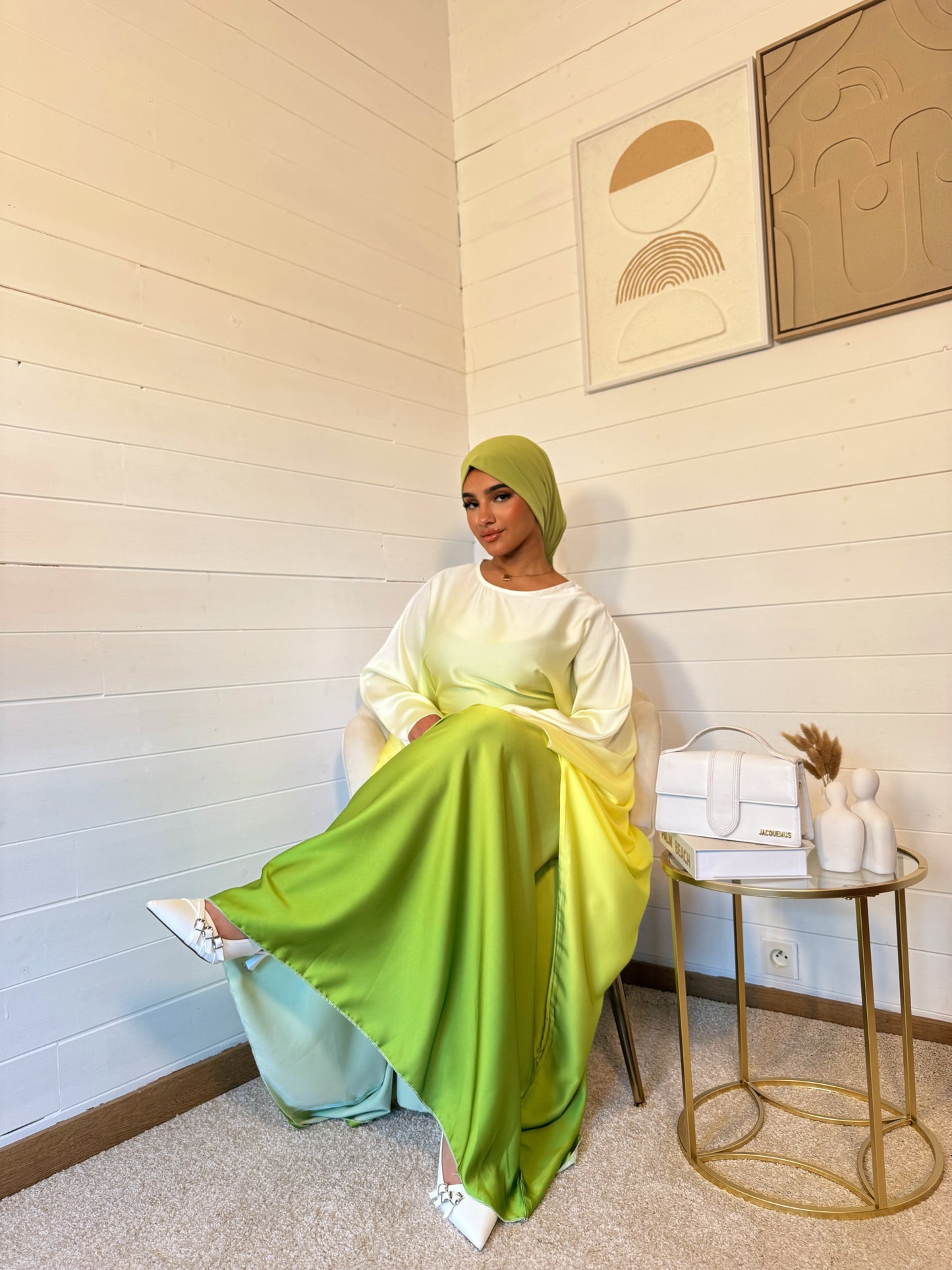 ABAYA OUARDA (taille standard)