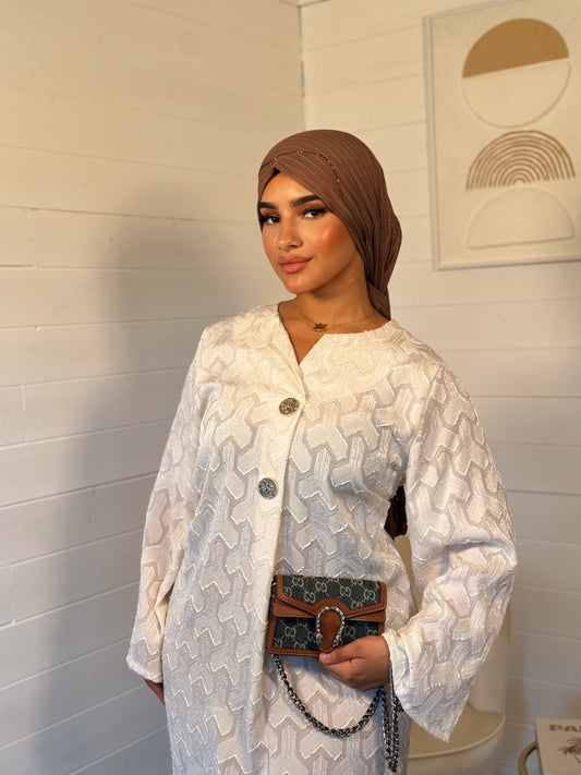 ROBE CHAIMAE BEIGE (taille standard)